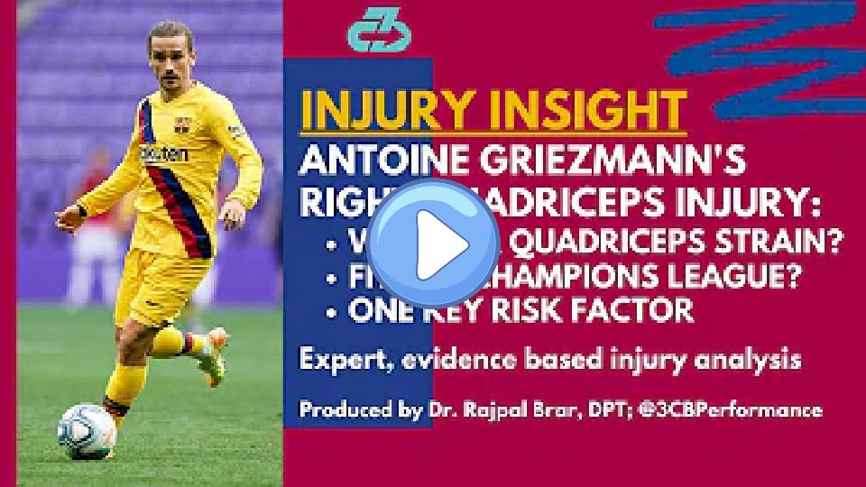 Video thumb: Is Antoine Griezmann healthy for the Champions League following his quad strain injury?