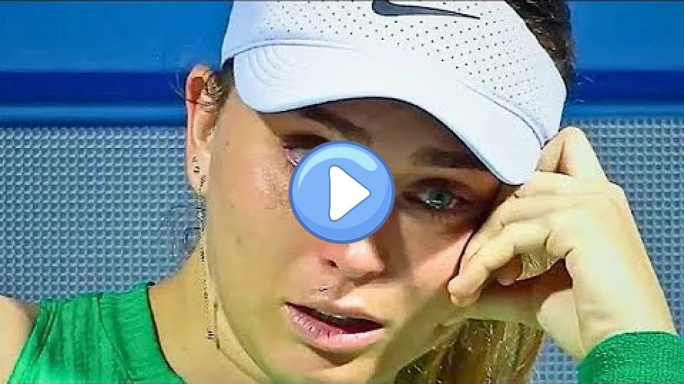 Video thumb: Paula Badosa Crying Because of Injury at WTA Dubai Open 2024