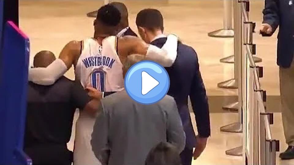 Video thumb: Russell Westbrook Suffers Painful Ankle Injury, Screams in Agony