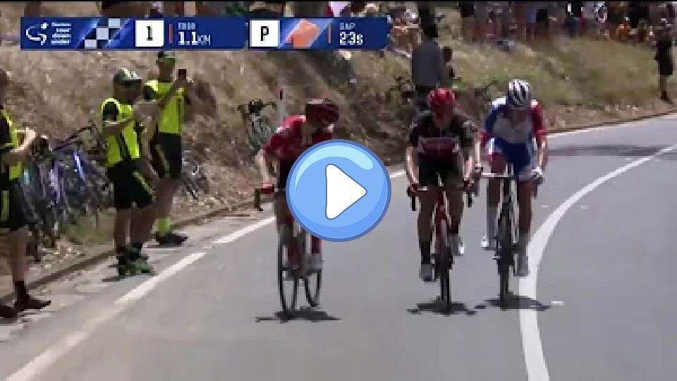 Video thumb: Richie Porte Dropped on Willunga Hill