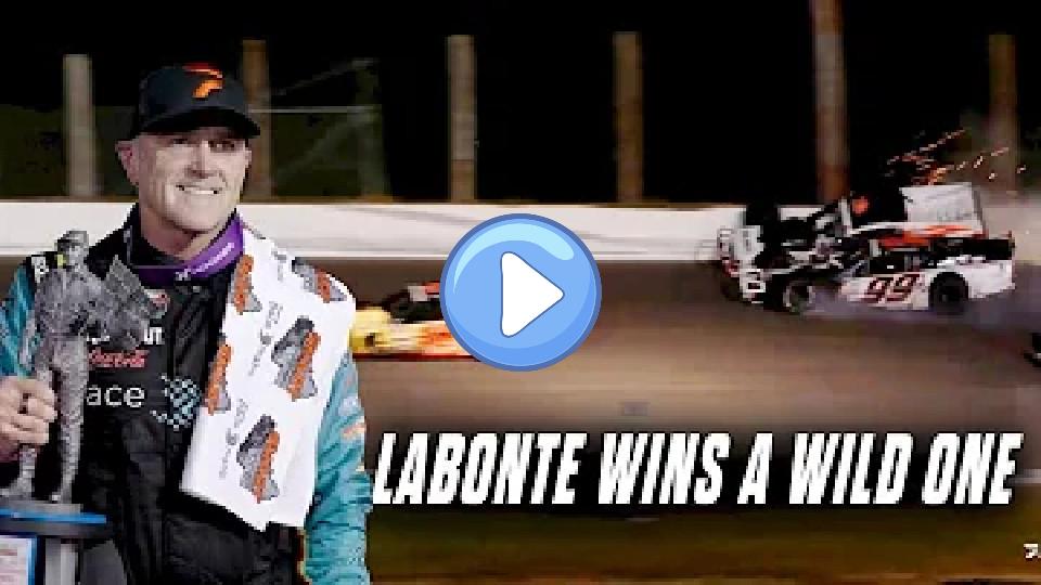 Video thumb: Bobby Labonte Wins; Ryan Newman Crashes in Controversial SMART Modified Finish at Caraway Speedway