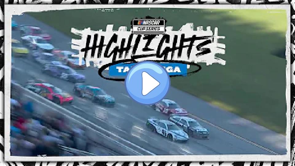 Video thumb: Tyler Reddick clinches Talladega victory after last-second wreck