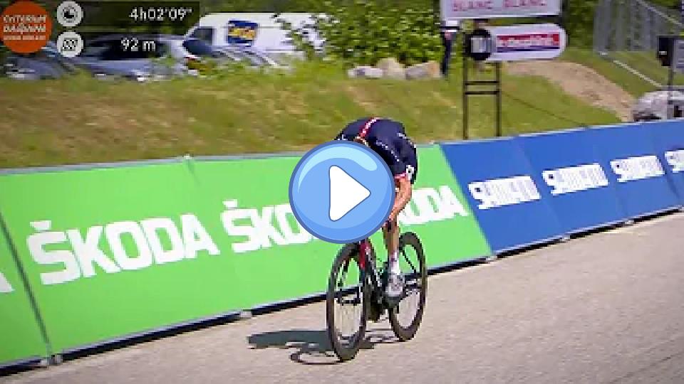 Video thumb: Geraint Thomas Last Kilometer Surprise Attack | Critérium du Dauphiné Stage 5 2021