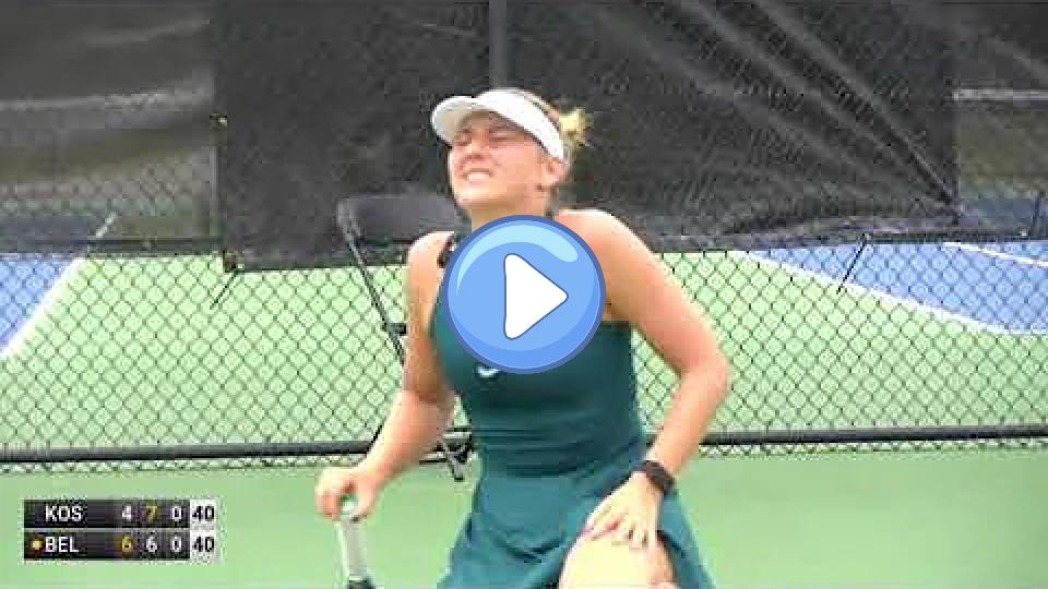 Video thumb: Marta Kostyuk vs. Catherine Bellis: A Dramatic Finale in Macon.