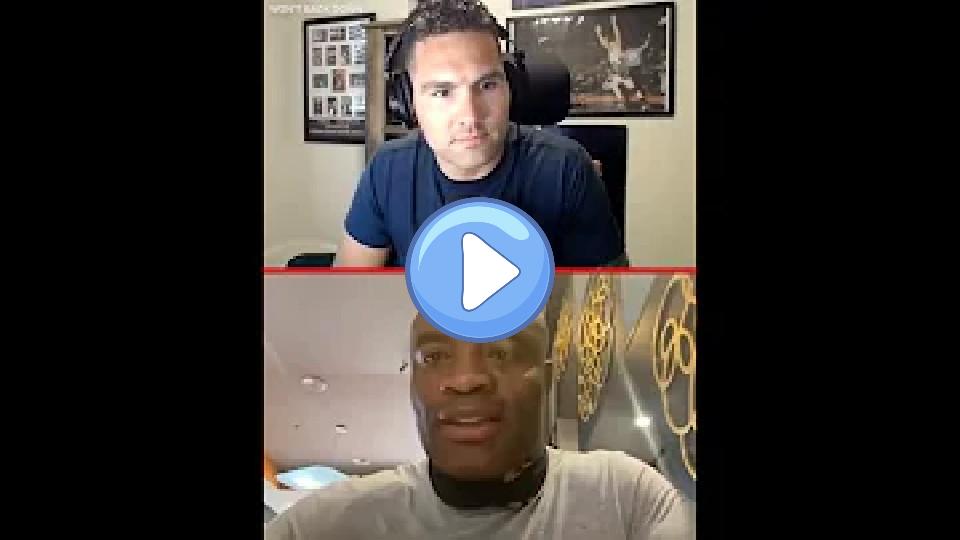 Video thumb: Chris Weidman and Anderson Silva talk about their injured legs and apologize.