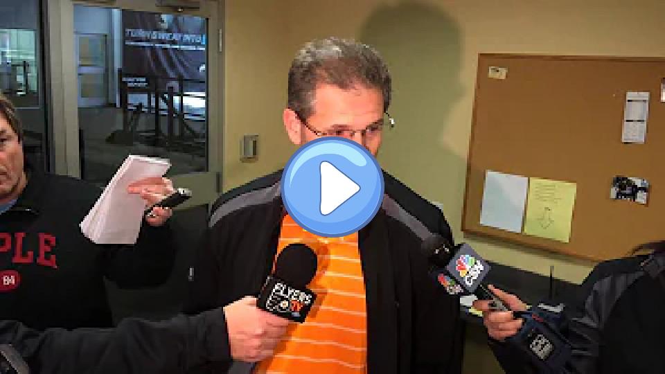 Video thumb: Flyers GM Ron Hextall discusses Michael Raffl's injury.