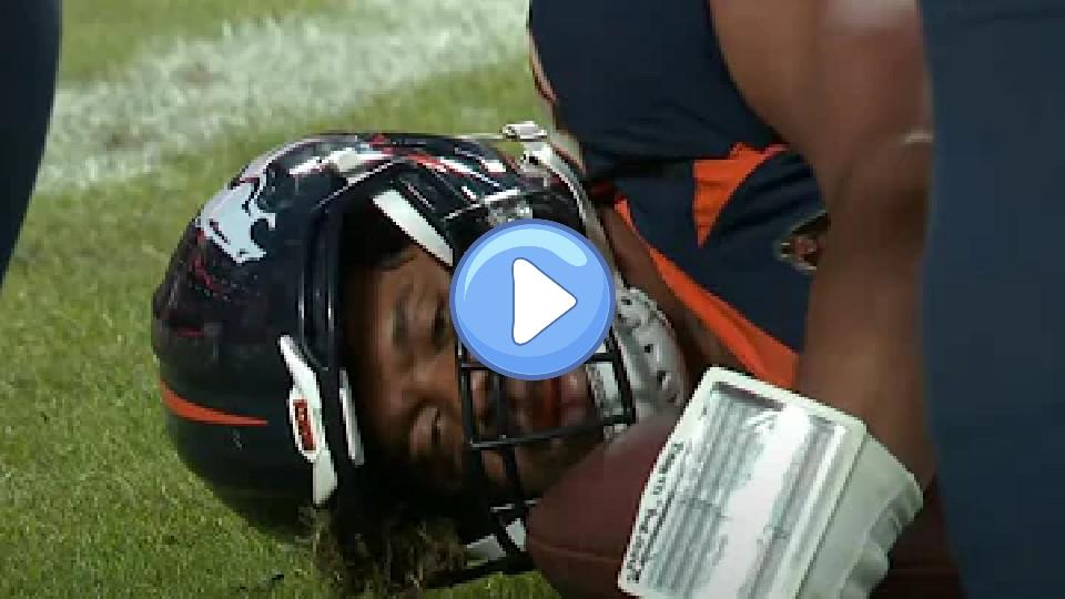 Video thumb: Russell Wilson suffers a frightening head injury after a massive hit against the Chiefs