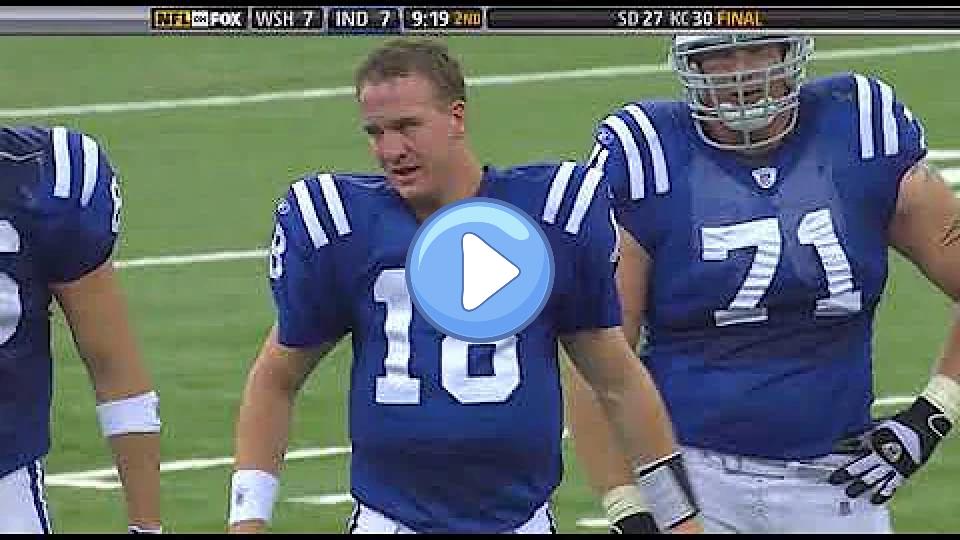 Video thumb: Peyton Manning's Neck Injury vs. Redskins (Full Sequence) - 2006, Week 7