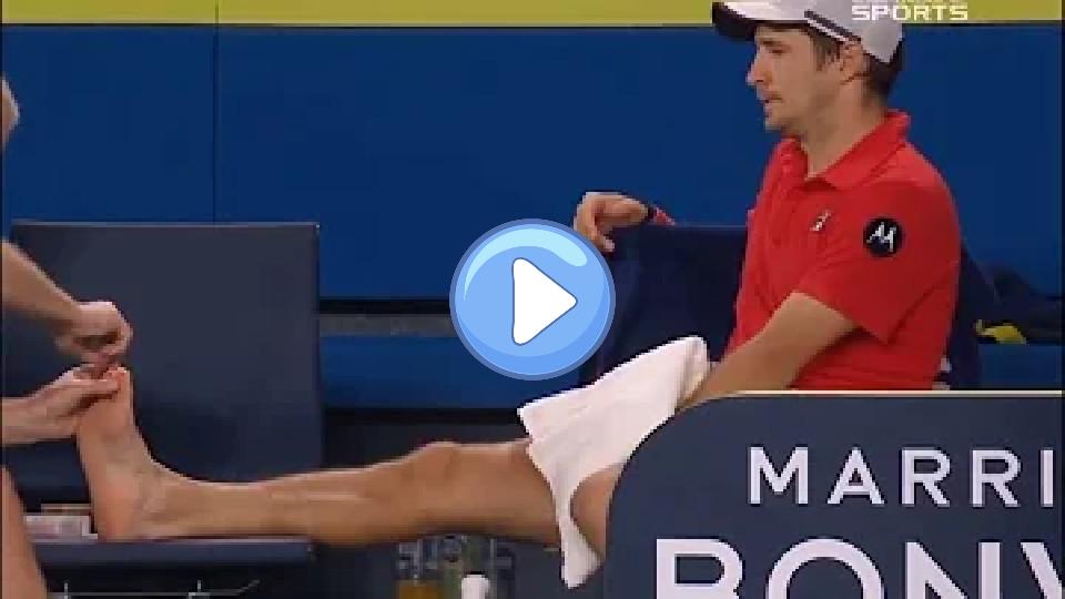 Play video: Dusan Lajovic tennis February 5, 2021 Video thumb: Dusan Lajovic tennis February 5, 2021