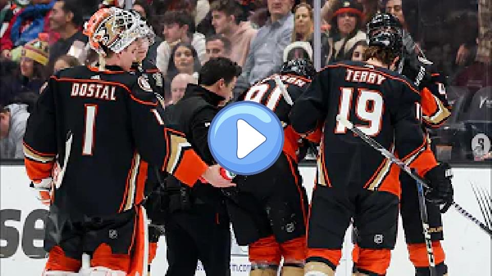 Video thumb: Leo Carlsson Injury 😨 | Anaheim Ducks vs Calgary Flames | 12-21-2023