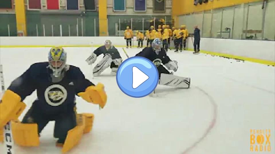 Play video: Juuse Saros' edgework Video thumb: Juuse Saros' edgework