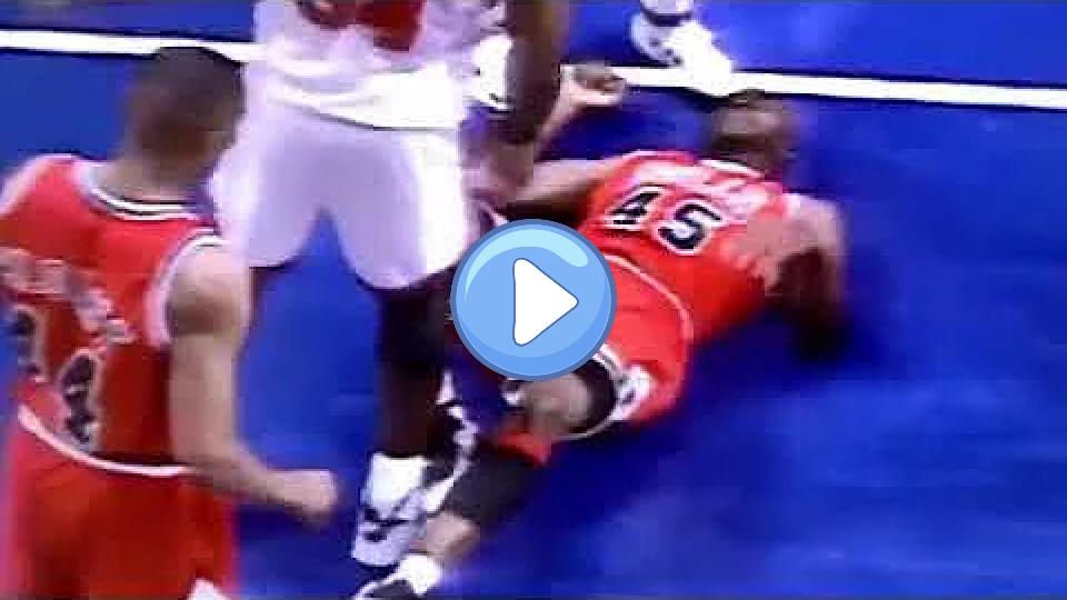 Video thumb: Michael Jordan nearly had his career ended by a catastrophic injury.